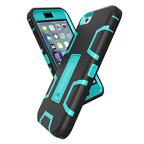 Luckycat Iphone 6S Case, Iphone 6 Case, Kickstand Case For Iphone 6S, Anti-Scratch Anti-Fingerprint Heavy Duty Protection Shockproof Rugged Cover For 4.7Inch Iphone 6S, Blue #TOP6