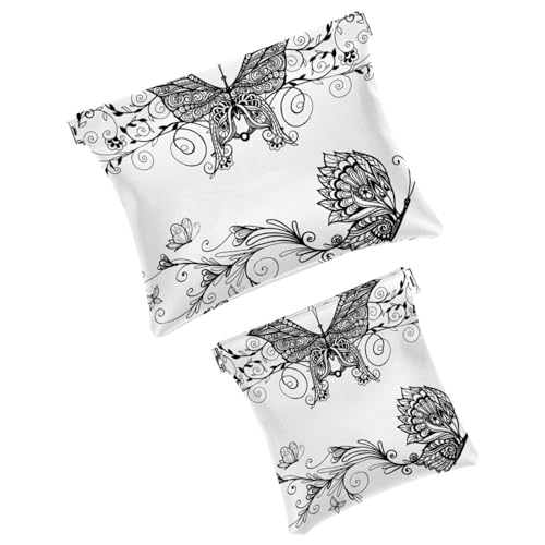 Borse cosmetiche tascabili da borsa per il trucco impermeabile senza cerniera custodia per a chiusura automatica per ragazze mini per calcio Multicolore donna verde pelle