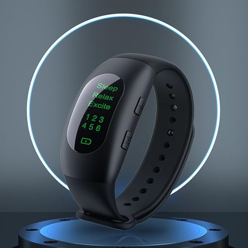 Schlafhilfe-Armbanduhr, Gerät Zur Angstlinderung, 3 Modi, 6 Stärken, Mikrostrom-Schlafhilfegerät Zur Linderung von Schlaflosigkeit, Angstzuständen Und Druckentlastung – Bild 4