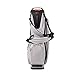 TaylorMade Flextech Crossover Stand Bag, Silver/Blood Orange