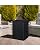 SheeChung Fire Pit Cover Square 21" L x 21" W x 33" H Waterproof Outdoor Propane Column Cover,Heavy Duty Fabric with PVC Coating,Weather Resistant,Fit for Table Gas Firepit Black