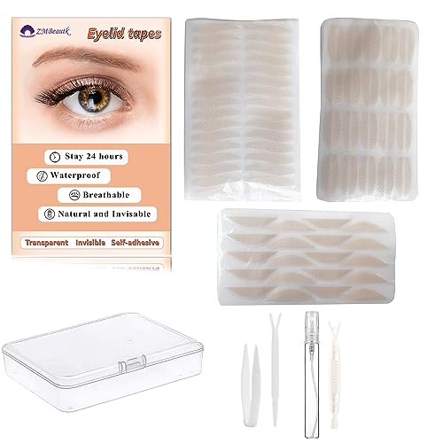 ZMBeautk Eyelid Tape 920 PCS, Double Eyelid Tape for Hooded Eyes Invisible, nstant Eye Lift Without Surgery, Perfect for Uneven Mono-Eyelids(3-5MM)