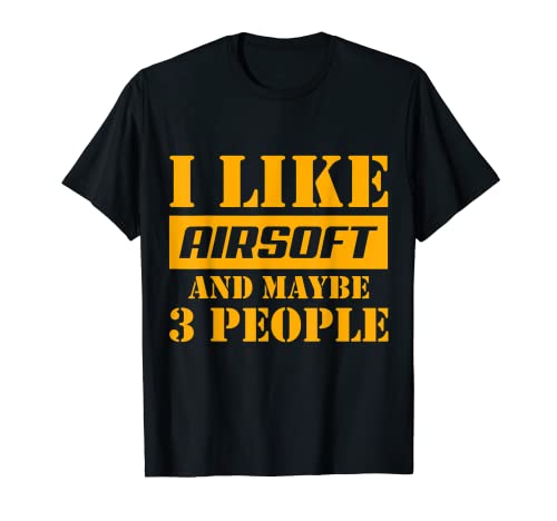Airsoft Player Team Sport Funny Competition Camiseta