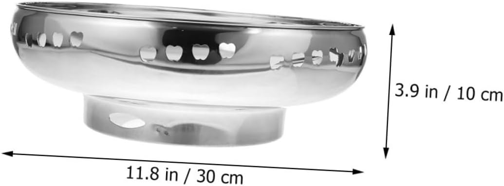 2pcs Wok Stand Durable Stainless Steel Wok Support for Gas Stove Windproof Bracket for Kitchen Cooking High Temperature Resistant Easy Installation