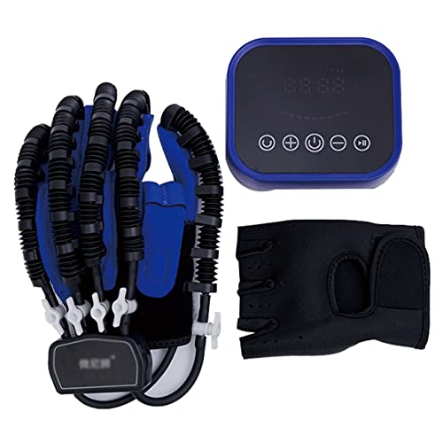 TCCOC Dispositivo De Entrenamiento Manual Eléctrico, Guantes de rehabilitación de Dedos para Pacientes con hemiplejía por accidente cerebrovascular(Color:Right Hand,Size:Large) Cover
