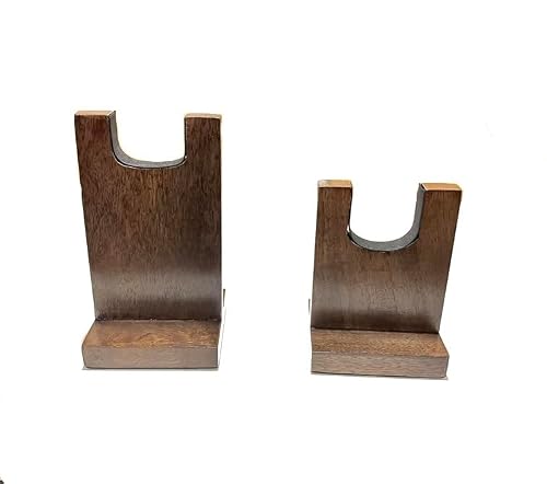 Clearco Rustic Wood Gun Display Stands, display stands for rifles, long guns, firearms, weapons and collectables, for Displays, Shows, and Exhibits.