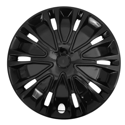 Cache-moyeux 15 pouces de voiture noirs TOYANDONA, accessoire de finition haut de gamme durable