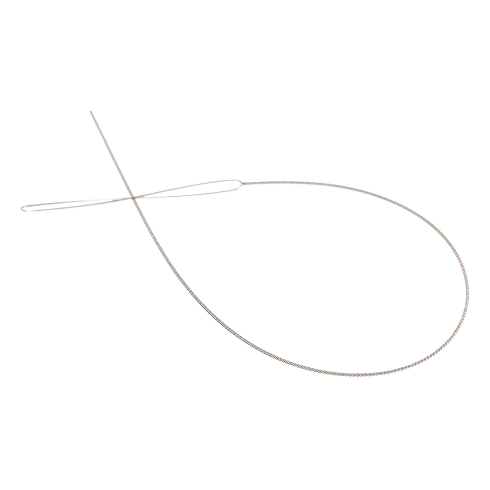 IWOWHERO Beading Needles Set Bead Crochet Hook Jewelry Making Supplies Metal Beading Tool