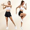 CE' CERDR Paquete de 5 Shorts Deportivos de Cintura Alta para Mujer para Correr 4