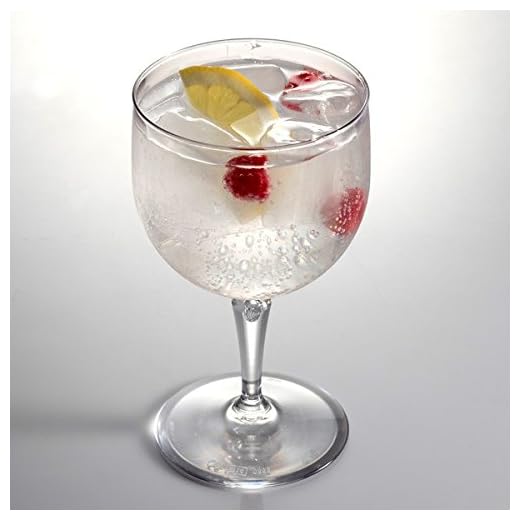 Copa para Gintonic de Plástico Reutilizable 600 ml – Copa Irrompible - 6 uds