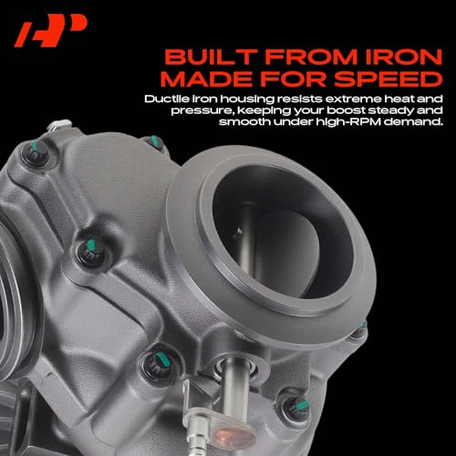 A-Premium GTP38 Complete Turbo Turbocharger Assembly - Compatible with Ford F Serires 7.3L Powerstroke Diesel Engine Pick-up - F250, F350, F450, F550 & Excursion - 1999-2003 - Replace# 1831383C92 by A-Premium - Used condition - Image 3