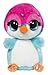 NICI - Peluche Pingouin NICIdoos - Grands Yeux Brillants - Collection Sirup - Penguin Deezy Crazy - Taille 12 cm