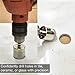NEIKO 00823A Diamond Hole Saw, 5 Pc Diamond Drill Bit Set, 5/32–1/2-Inch Hollow Core, 1/4-Inch Shank, Glass Drill Bit, Ceramics, Tile Drill Bits, Granite, Glass Cutter for Bottles, Pots, Marble