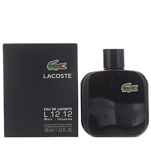 Lacoste L12.12 Noir Masculino Eau De Toilette 100Ml,