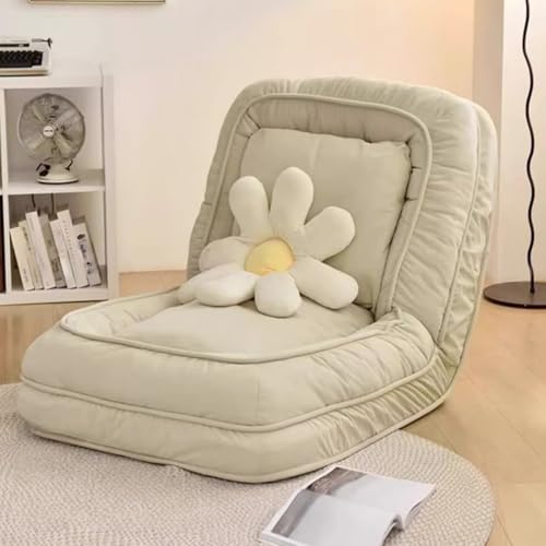 Faltbares Schlafsofa, umwandelbarer Lounge- Sessel mit verstellbaren Positionen und Kissen, gepolsterte Couch für Wohnzimmer, Schlafzimmer, Büro, bequemes Schlafsofa für Erwachsene und Haustiere