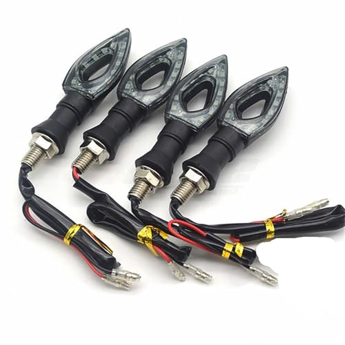 OFHGFHNxvfg 12 Luces LED Intermitentes Ámbar Para Y&amaha YZF R25 R3 YZF-R1 R1 R125 YZF-R6 YZF600R YZF750R YZF1000