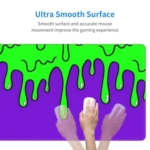 Image of Gaming Mouse Pad Abstract Dripping Design Desk Mat Desk Pad Large Gaming Mouse Pad E-Sports Office Keyboard Pad Computer Mouse Non-Slip Computer Mat Gift for Teen Boyfriend Girlfriend