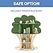 Delta Children Tree Bookcase - Greenguard Gold Certified, Fern Green/Crafted Natural
