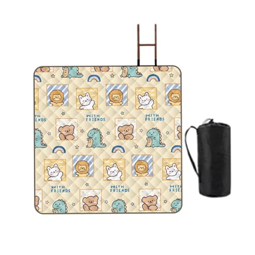 Couverture de plage pliable grand format 200x200 cm imperméable - 8