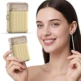 Joygoodta Limpiador de Orificios para Las Orejas, 240 Unidades de Hilo Limpiador de Piercings Minty con solución Suave, neutraliza los olores y Elimina el Kit de Limpieza de Piercings