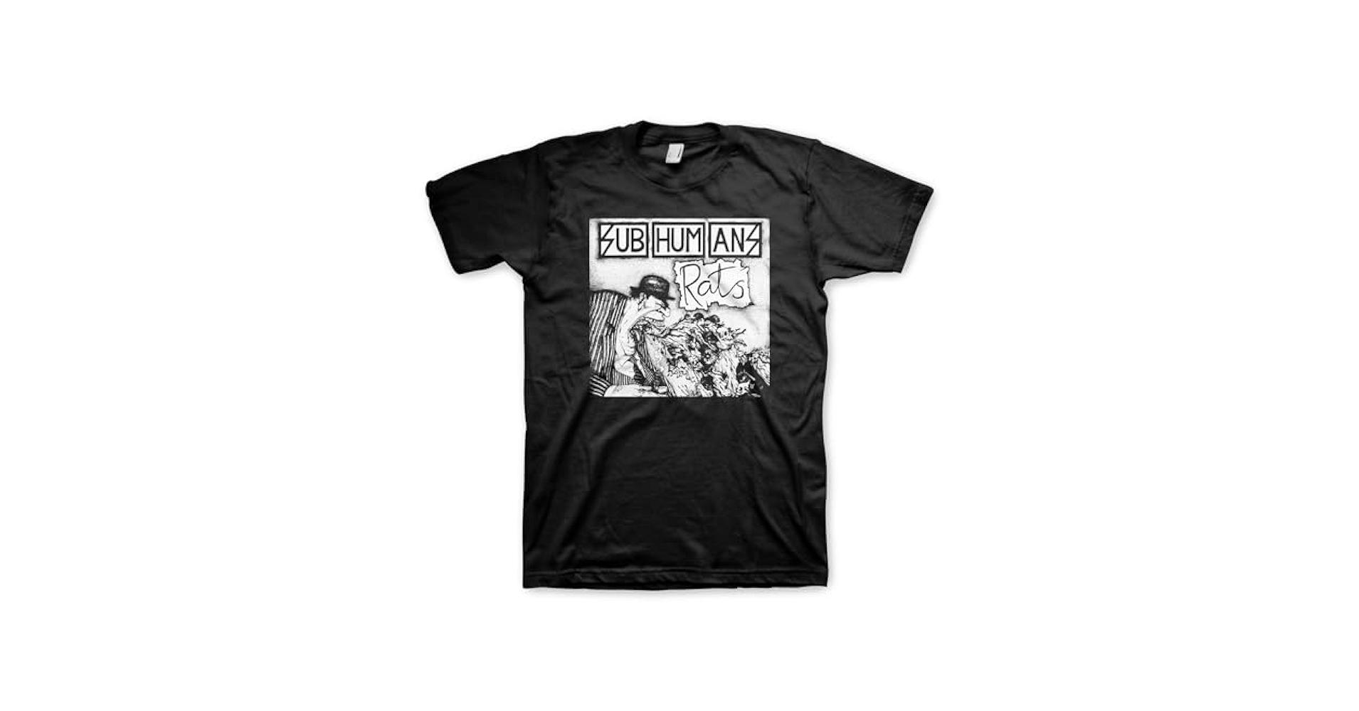 90s ビンテージ　SUB HUMANS Rats バンド　Tシャツ Vintage 90's Subhumans Rats T Shirt — Hellhound Vintage