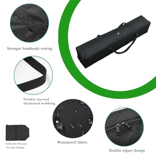 Heavy Duty Large Duffel Bag - XL Multi-Scene Organizer for Canopy Tents, Hammock Covers, Grill Tools & Folding Chairs with MOLLE Straps & Reinforced Zippers (51''(L) x7.87''(W) x7.87''(H))4