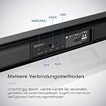 Soundbar für TV Geräte,100W TV Soundbar,3D Surround Sound Bar mit Integriertem Subwoofer für Heimkino/PC/Handy,94cm Langer TV Lautsprecher-Bluetooth,HDMI,AUX,Optischer Coax,USB Anschluss – Bild 5
