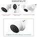 delilyn 2 Pack 25ft/7.5m Power Cable Compatible with Google Nest Cam Outdoor or Indoor, Battery(2nd Gen), Weatherproof 5V 2A Charging Cable for Nest Cam Continuously with One-Piece Molding Adapter