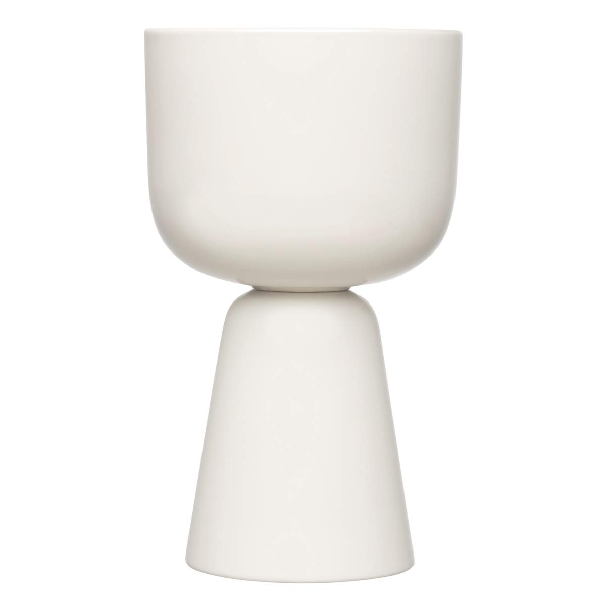 IittalaFlower Pot, Ceramic, White, 260x155mm