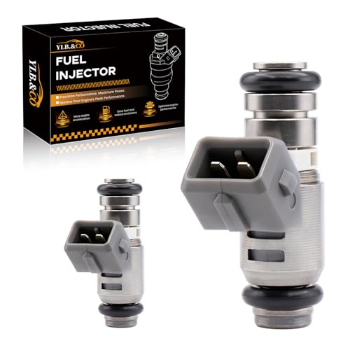 4 Holes Fuel Injectors 2 Pack IWP162 27609-01B Compatible with Harley Davidson series Softail Dyna FLH FLT 2001-2010, Replaces 27609-01 1022-0113
