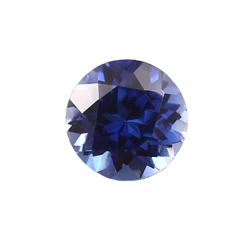 Saphir bleu naturel de 9mm à facettes pour créer votre bague de fiançailles