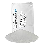kugelstrahlen beton kosten 25 KG GLASPERLEN STRAHLMITTEL 70-110 µm STRAHLGUT GLASPERLEN SANDSTRAHLEN MICROGLASPERLEN