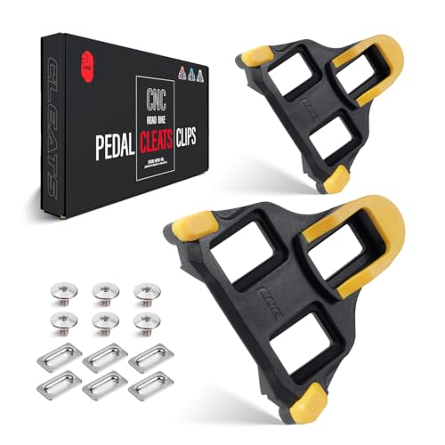 CNC Road Bike SPD‑SL Cleats for Shimano Cycling Pedals, SM‑SH11, Yellow by CNC - Used condition - US$11.56