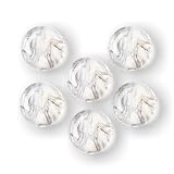 6Pcs Glass Refrigerator Magnets - Office Whiteboard Magnet - Cabinet Magnet - Cute Fridge Magnets fo