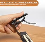 Guitar Capo,3in1 Zinc Metal Capo for Acoustic and Electric Guitars,Ukulele,Mandolin,Banjo,Guitar Accessories