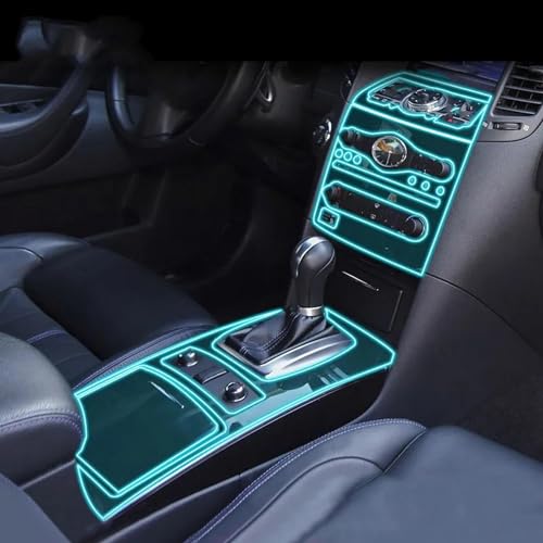Film de protection d'écran pour système de navigation automobile Infiniti QX70 QX80 transparent HD