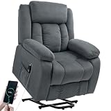 HOMCOM Butaca Relax Inclinable Elèctric Aixeca Persones Majors Grisa
