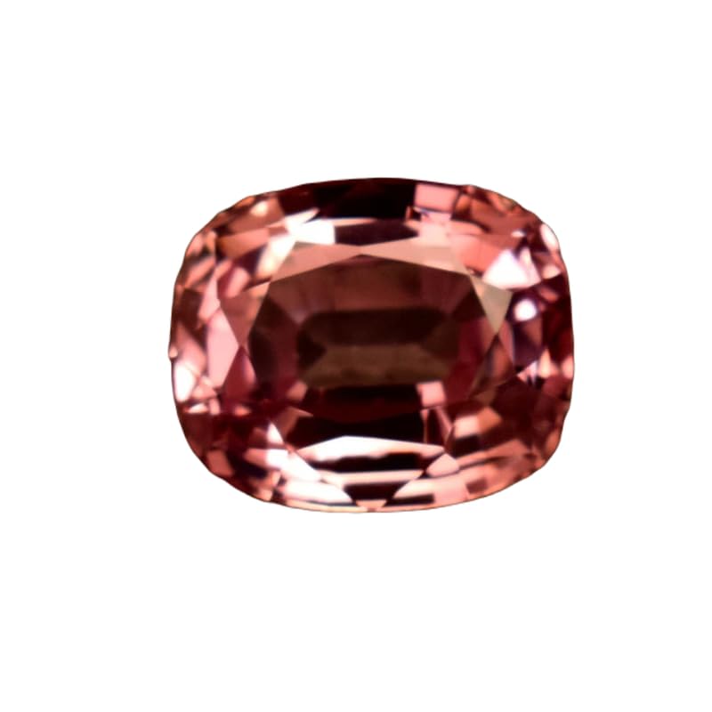 Pierre Padparadscha naturelle coussin finissez vos bijoux sans défaut de taillage