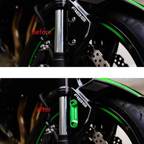 ZESIDIMO Für Z900 Z900RS Z900SE Z 900 2017-2022 2023 Motorradzubehör Kupferplatte Vorderachse Dekorative Abdeckung