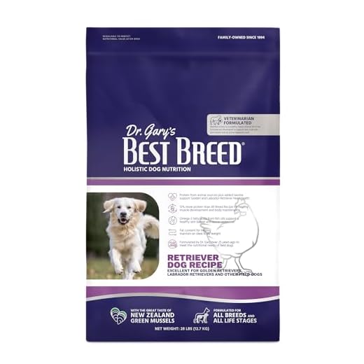 Best Breed Dr. Gary's Retriever Recipe, High Protein Dry Dog Food for Golden & Labrador Retrievers, 28 lb Bag