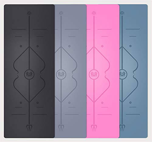 Tapis de yoga luxe durable caoutchouc naturel fitness haut de gamme