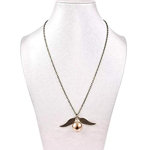 Kit 10 Colar Harry Potter Pomo De Ouro Promoção Atacado