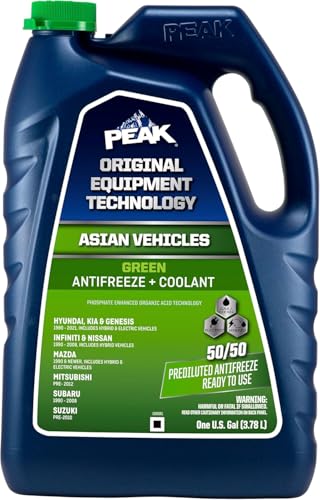 Peak Oem Asian Green 50/50 Antifreeze