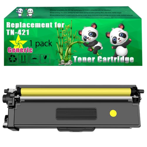 Image of Replacement TN-421 Toner Cartridge Compatible for Brother DCP-L8410CDW MFC-L8690CDW HL-L8260CDW MFC-L8900CDW HL-L8360CDW Printers, Up to 3000 Pages, Vivid Colors, Contains Chip (1 Pack Yellow)