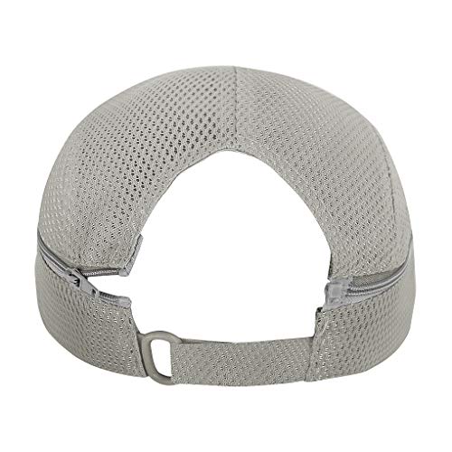 FakeFace Zonnehoed voor dames en meisjes, voor tennis en tennis, opvouwbaar, zomerhoed met afneembare rand, baseballpet van katoen, anti-UV - Image 7