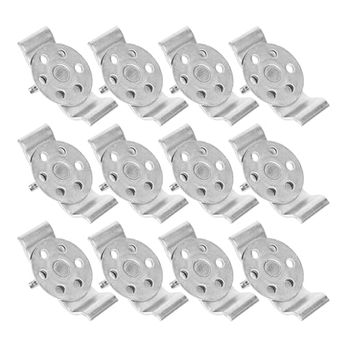 Kisangel 20pcs Heavy Duty Stainless Steel Undermount Sink Clips and Brackets Kit, Horizontal Basin Fixing Supports for Kitchen and Bathroom Installation