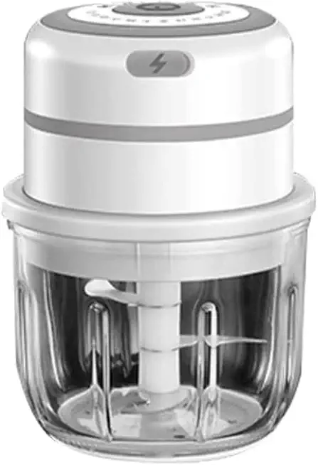 Electric Chopper Garlic Mini Chopper Garlic Portable Wireless Food Processor Garlic Masher Mincer Crusher Small Food Grinder for Onion Meat Nut Garlic Press Heavy Duty wangyiren93