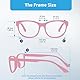 Firmoo Blauichtfilter Brille Herren Entspiegelt Blaulicht Brille mit Sehstärke 1.5x Damen gegen Kopfschmerzen Augenmüdigkeit UV Schutzbrille für Bildschirme, Metall Brille （Schwarz）