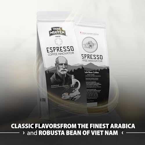 Image of TRUNG NGUYEN LEGEND Espresso Innovator Blended Coffee Bean - Bag 17.6 Oz /500gr, Arabica Blend Robusta, Medium Roast, Whole Beans, Full Coffee Beans, Perfect Flavor