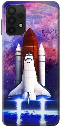 R3913 Colorful Nebula Space Shuttle Case Cover for Samsung Galaxy A32 5G